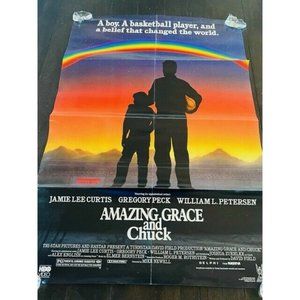 Movie Theater Cinema Poster Lobby Card vtg 1987 Amazing Grace Chuck Peck Curtis